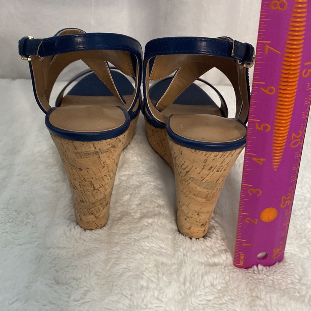 Tommy Hilfiger Kezno Cork Wedge Heel Sandals Size 10M NWOT. - Picture 8 of 10